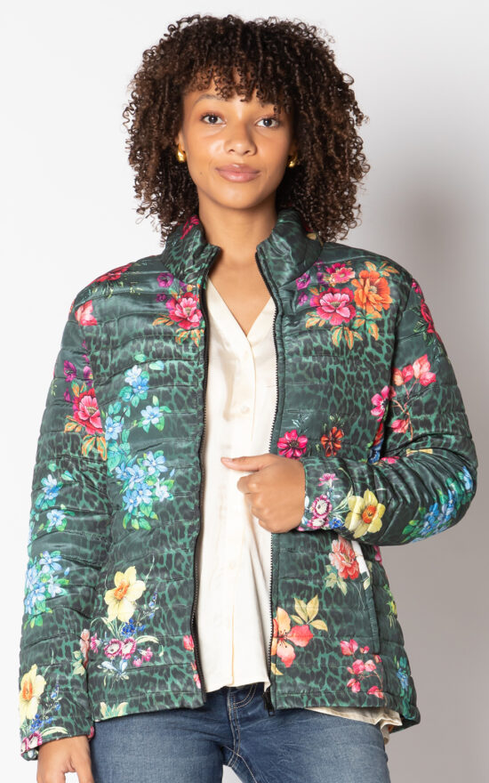 Florentyna Puffer Jacket product photo.
