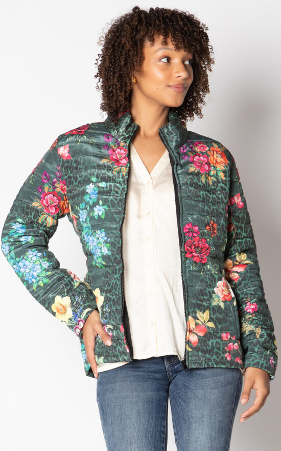 Florentyna Puffer Jacket product photo.