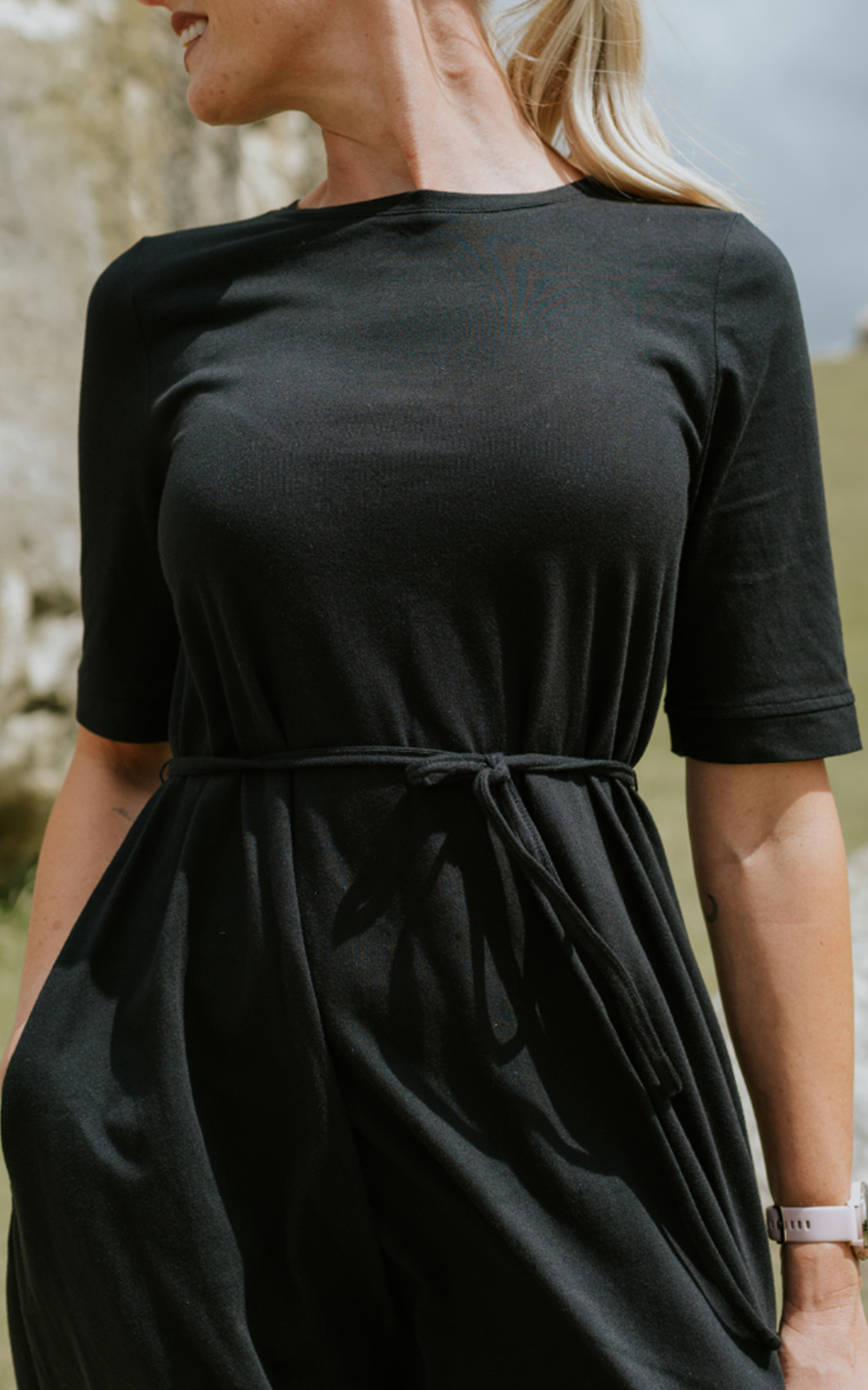 Greta Tee Dress product photo.