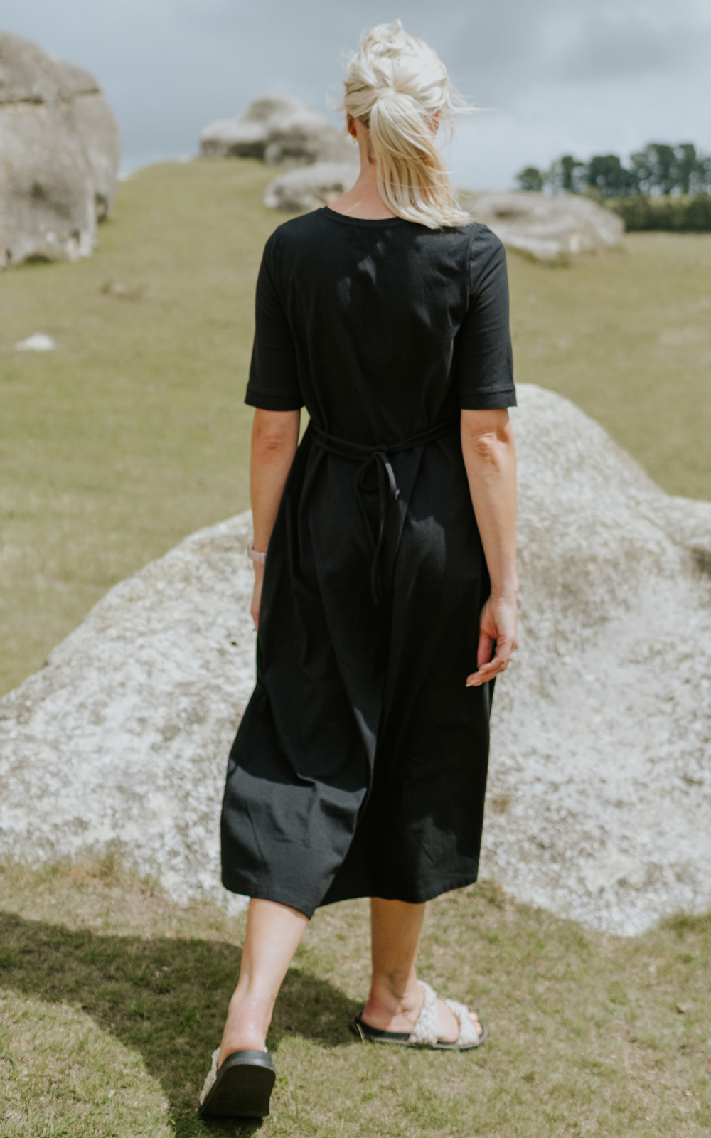 Greta Tee Dress product photo.