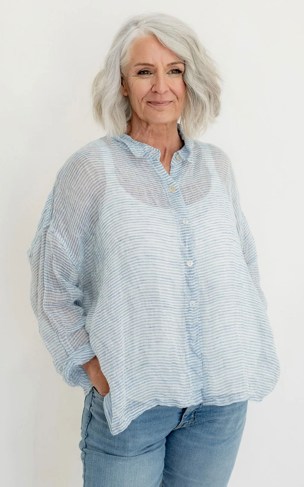 Hamilton Shirt Gauze Linen product photo.