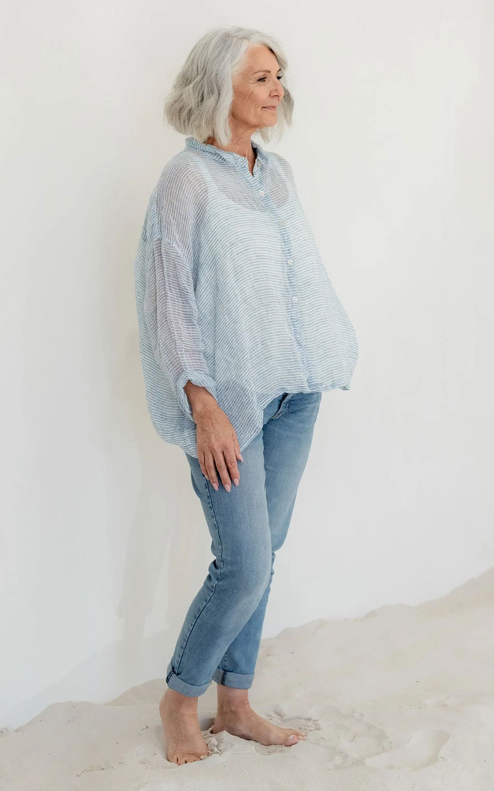 Hamilton Shirt Gauze Linen product photo.