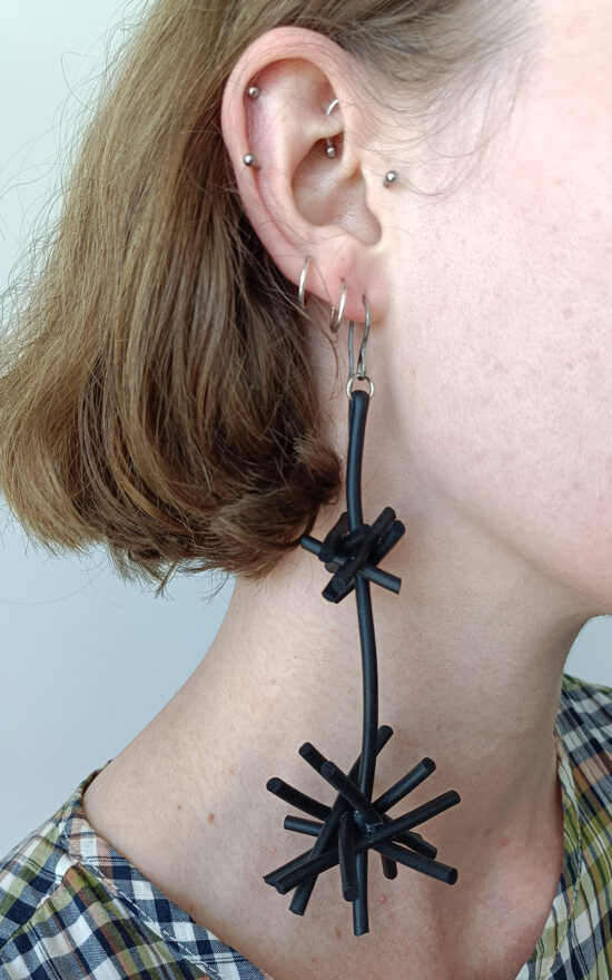 Hanabi Long Earrings product photo.