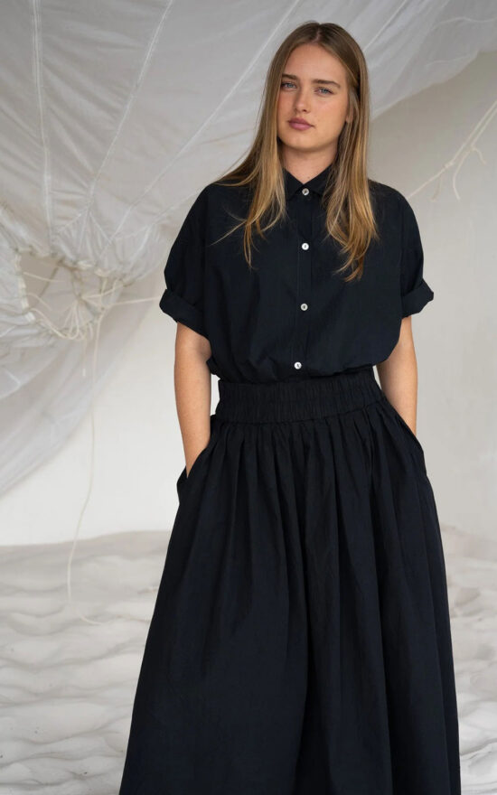 Harbour Skirt Cotton Poplin product photo.