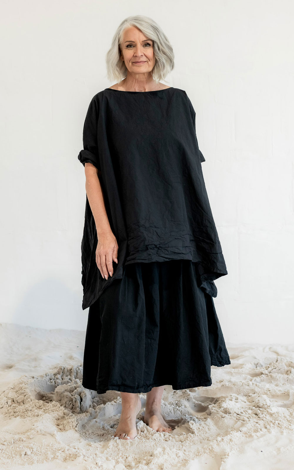 Harbour Skirt Cotton Poplin product photo.