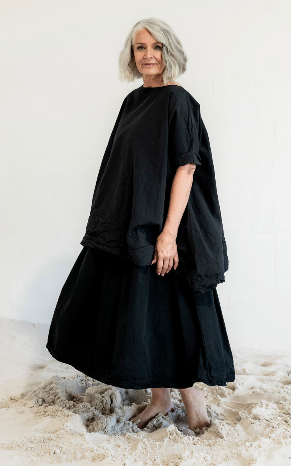 Harbour Skirt Cotton Poplin product photo.