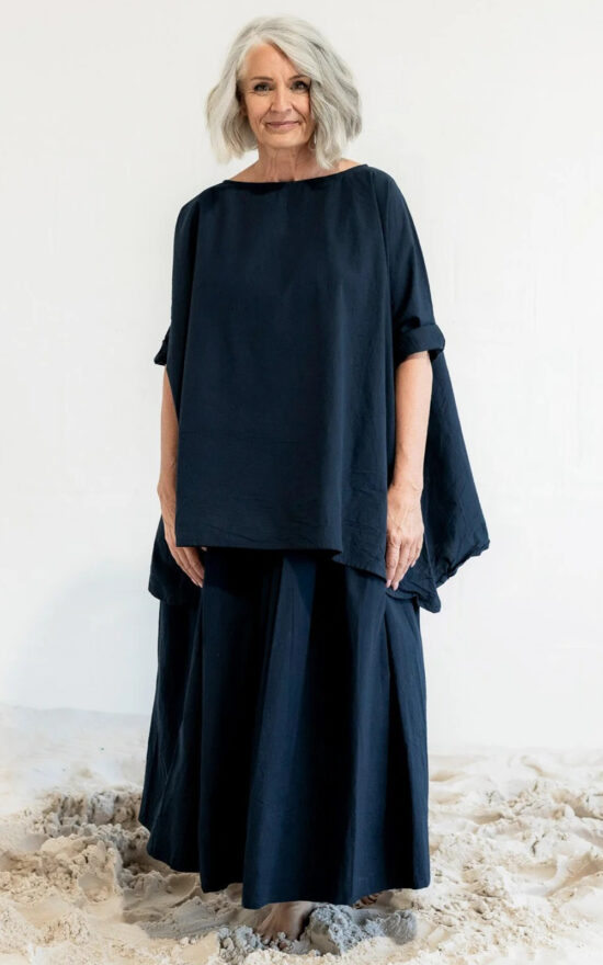 Harbour Skirt Cotton Poplin product photo.