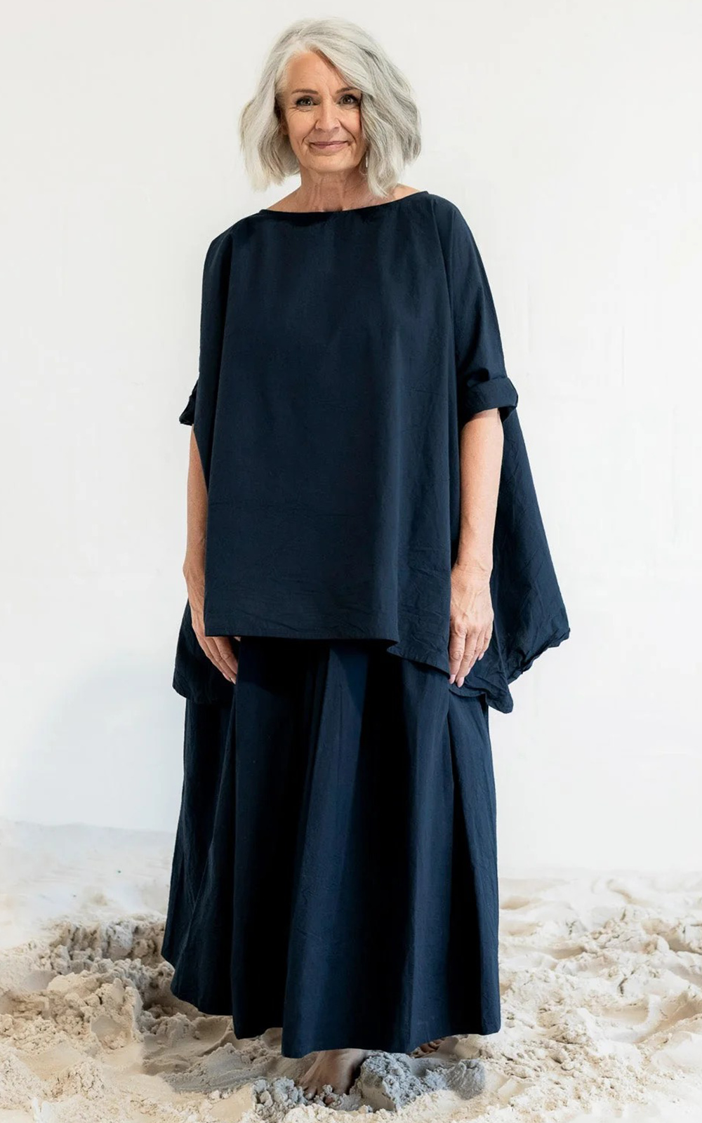 Harbour Skirt Cotton Poplin product photo.