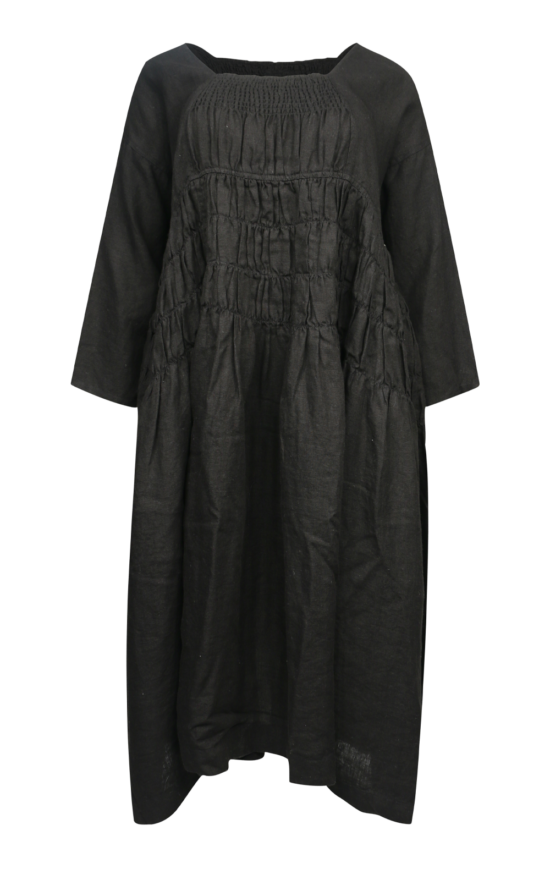 Helena Dress Long Linen product photo.