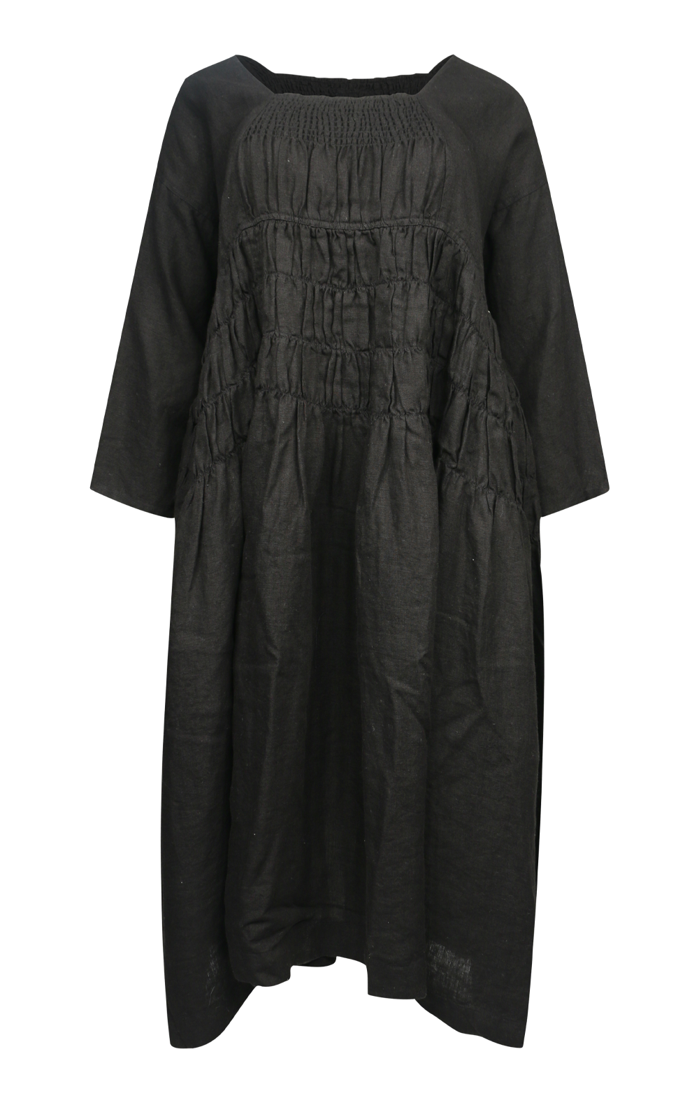 Helena Dress Long Linen product photo.