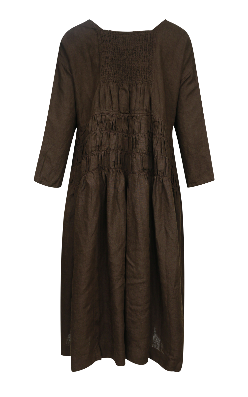 Helena Dress Long Linen product photo.