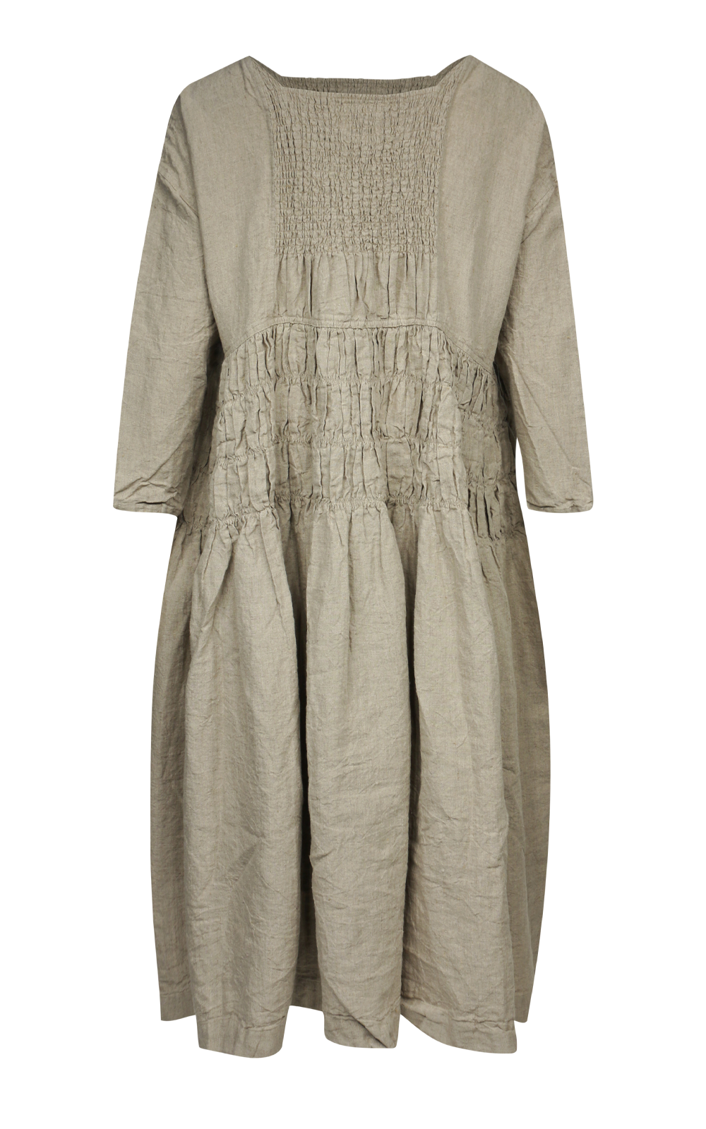 Helena Dress Long Linen product photo.