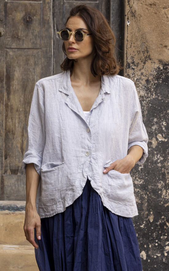 Henri Jacket Linen product photo.