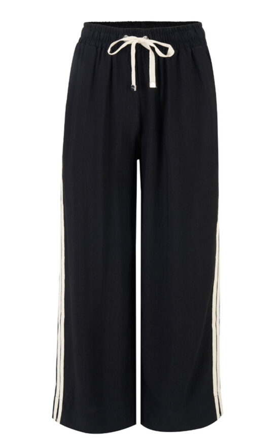 Indiana Side Stripe Wide Leg Pant product photo.