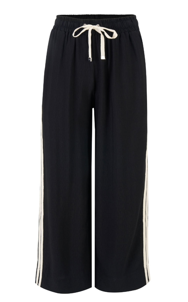 Indiana Side Stripe Wide Leg Pant product photo.