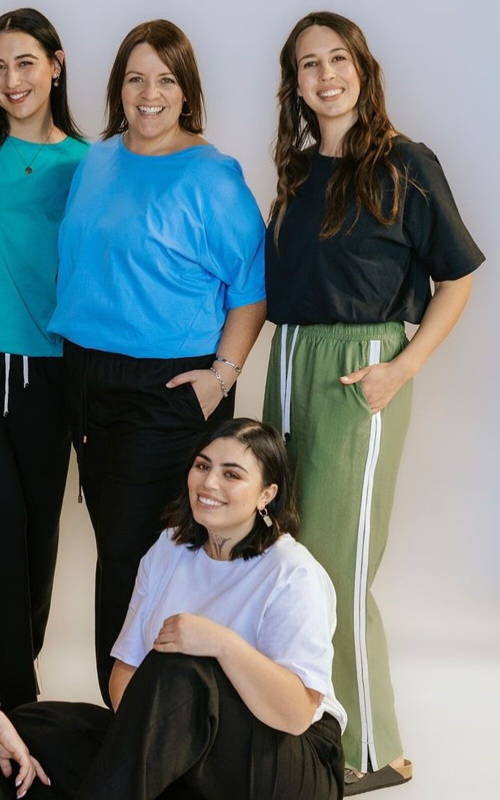 Indiana Side Stripe Wide Leg Pant product photo.