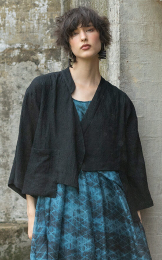 Melange Short Jacket product photo.