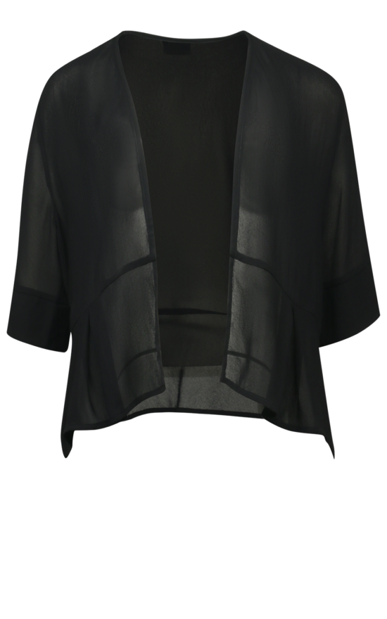 Amelia Pleated Jacket product photo.