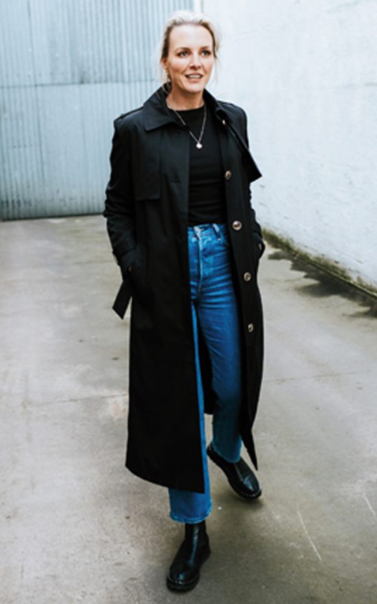Kaia Trench Coat product photo.
