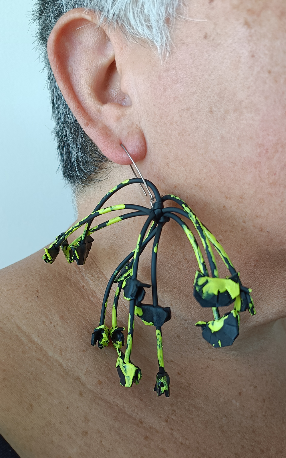 Kanzashi Earrings product photo.