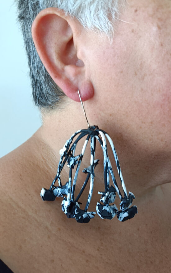 Kanzashi Earrings product photo.