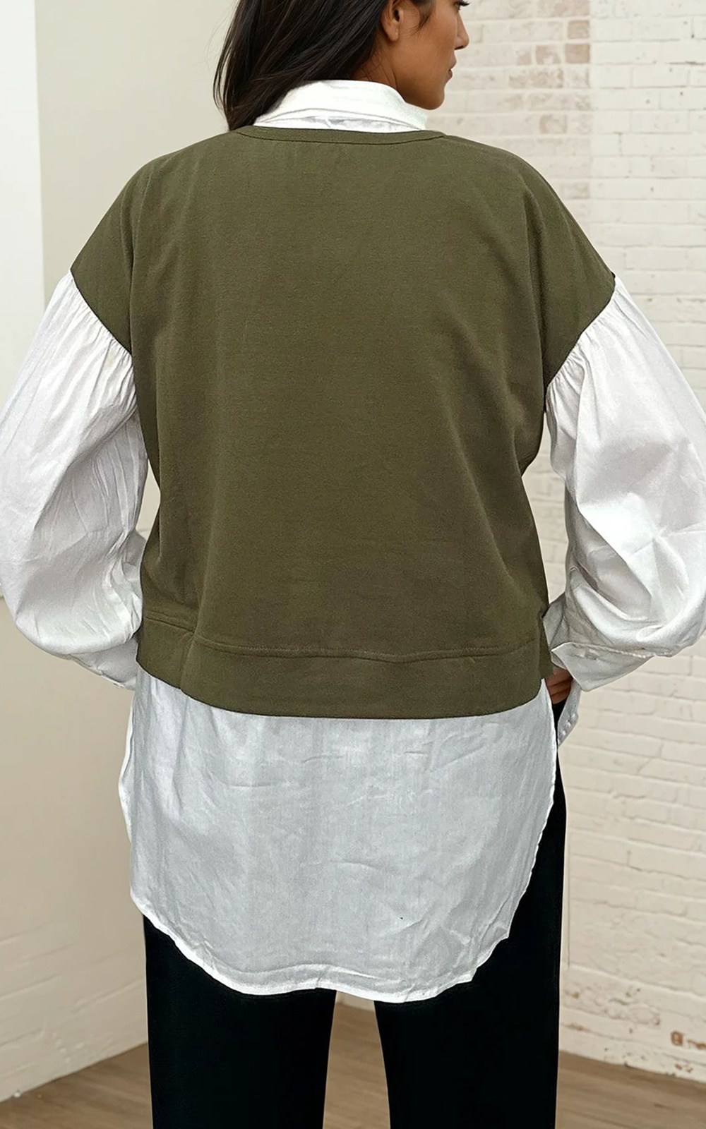 Vested Shirt product photo.