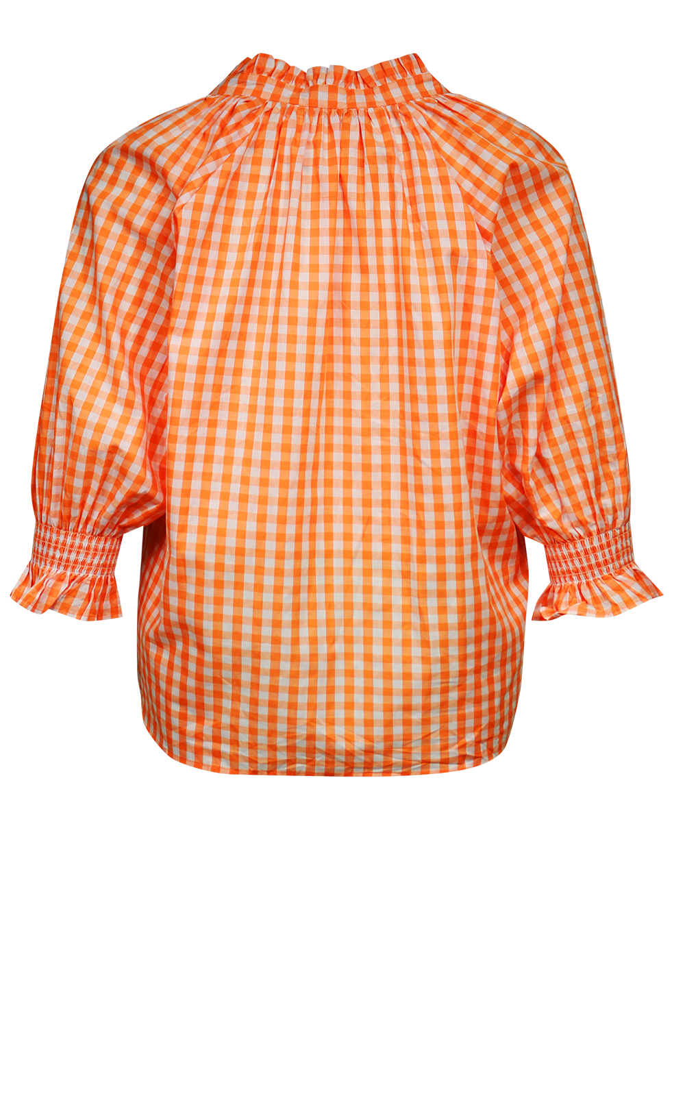 Gingham Relaxed Top product photo.