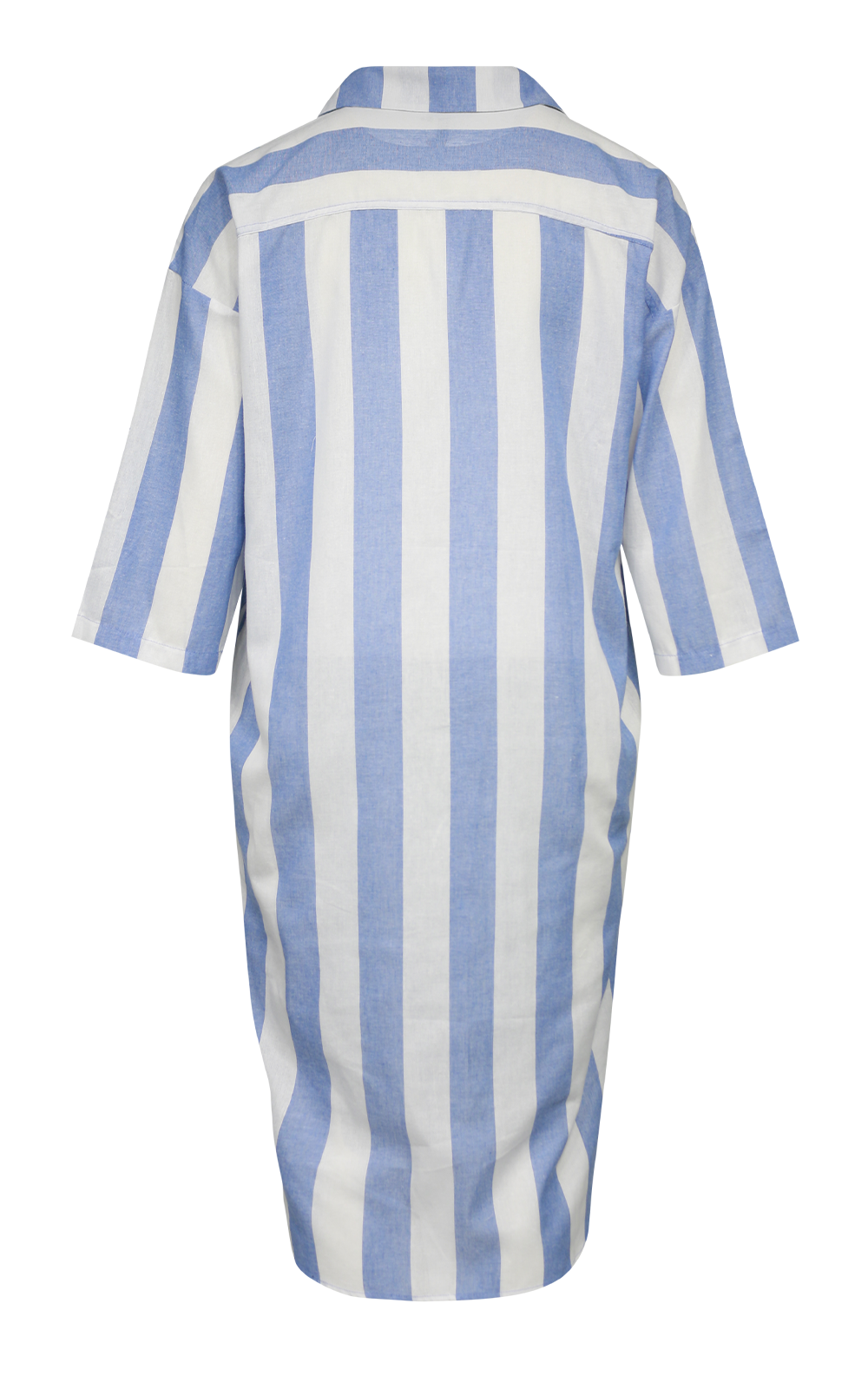 Striped Shirt Dress product photo.