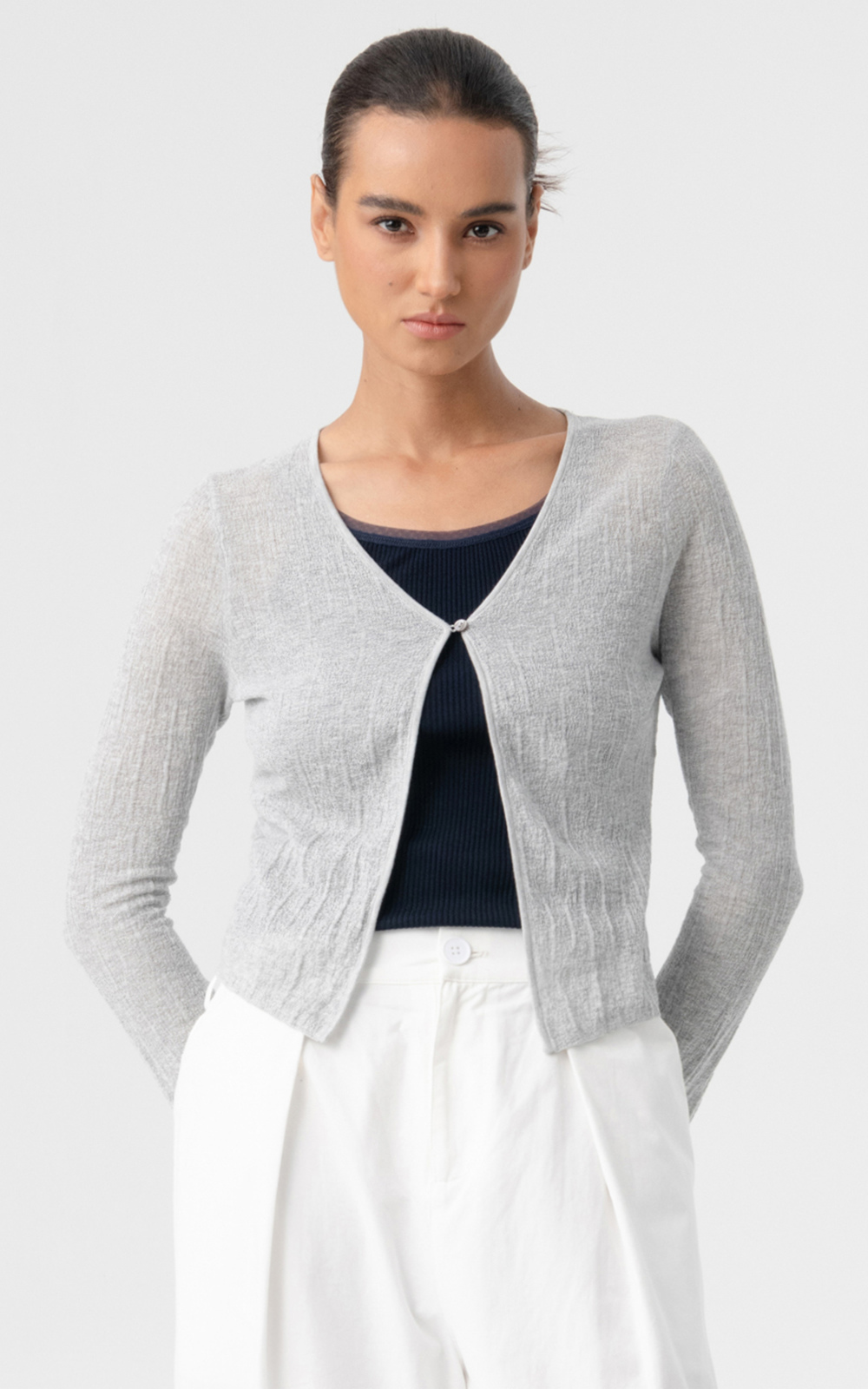 Tia Cardigan product photo.