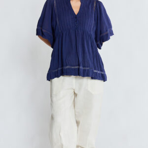 Laverne Pintuck Top