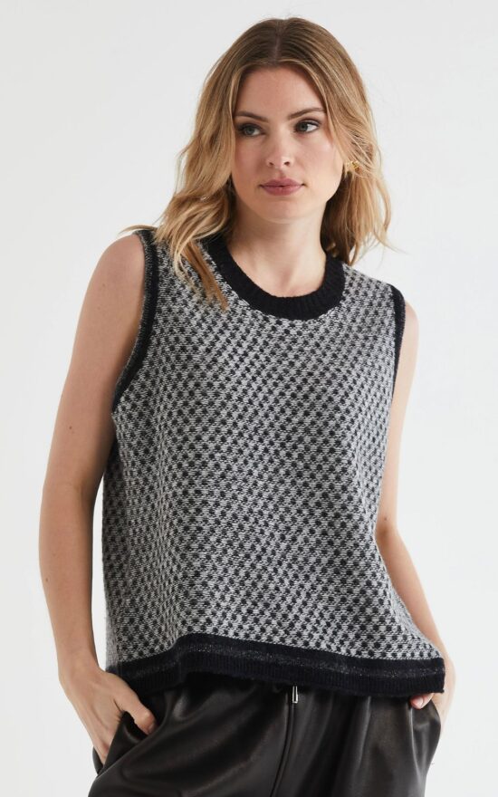 Lambswool Vest product photo.