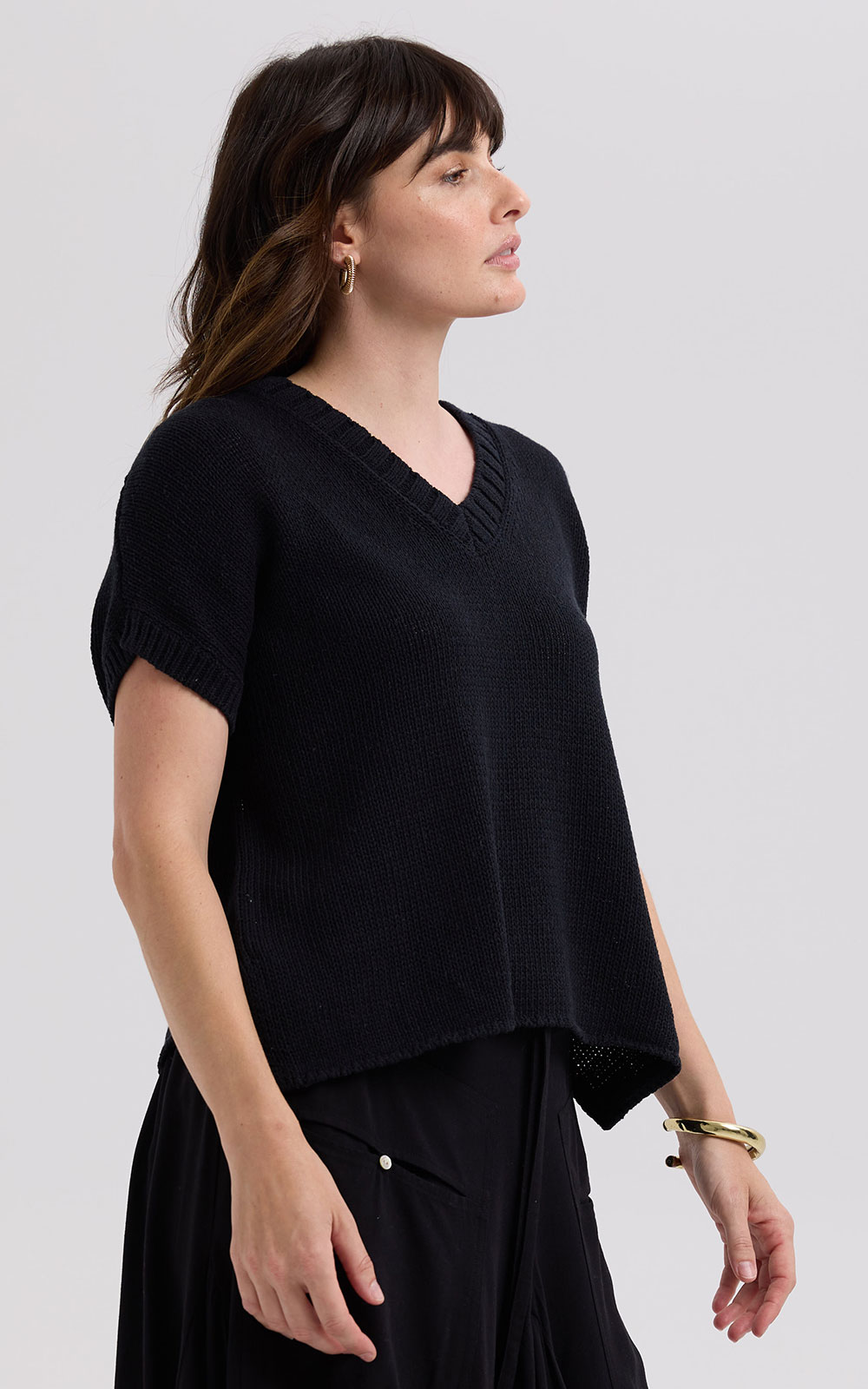 Textured V Top product photo.