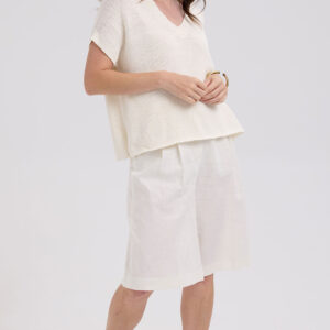 Textured V Top