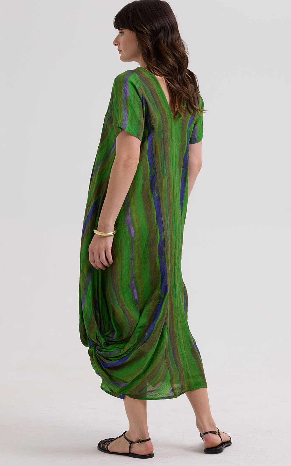 Painted Linen Dress product photo.