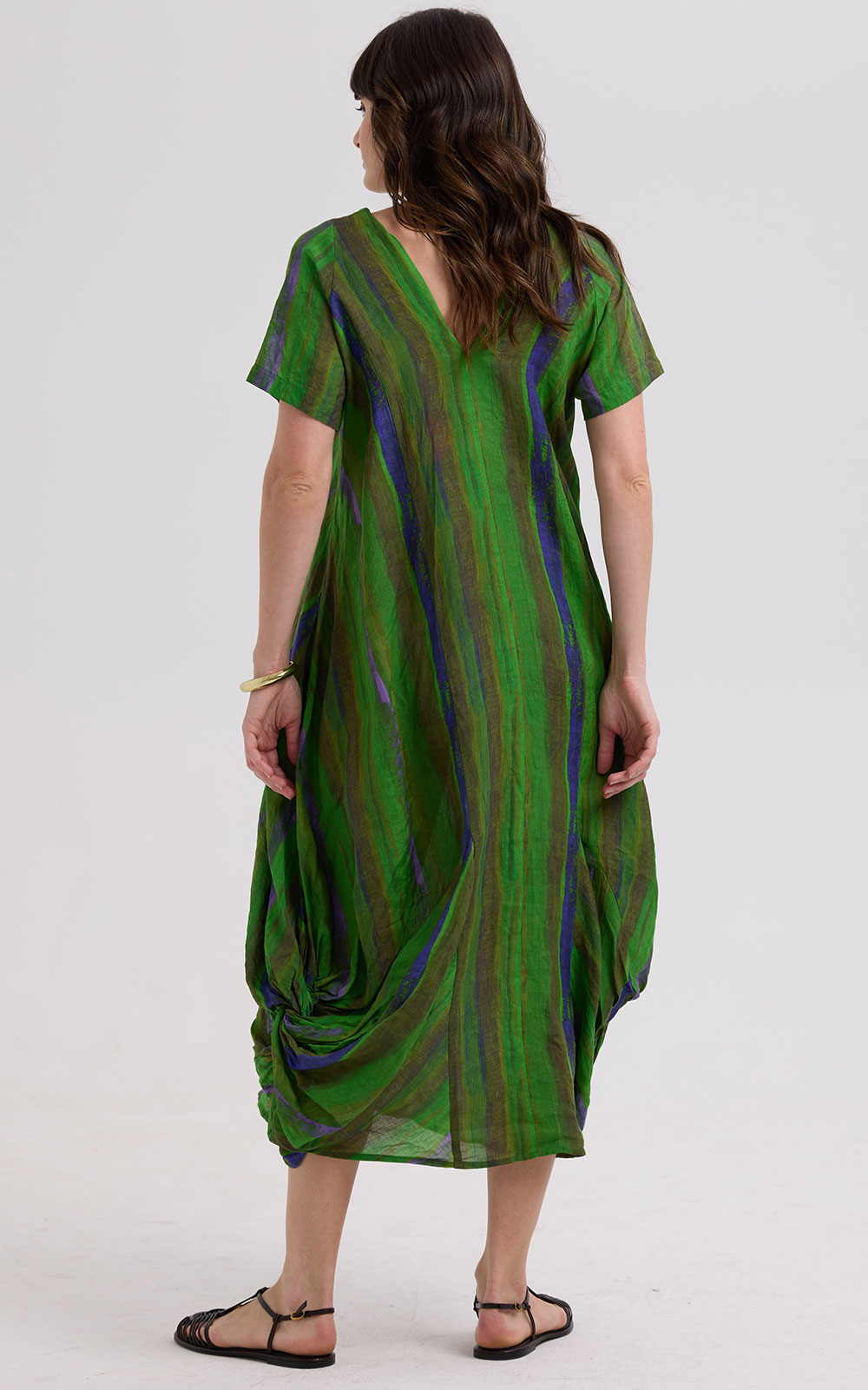 Painted Linen Dress product photo.