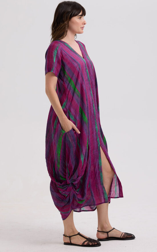 Painted Linen Dress product photo.