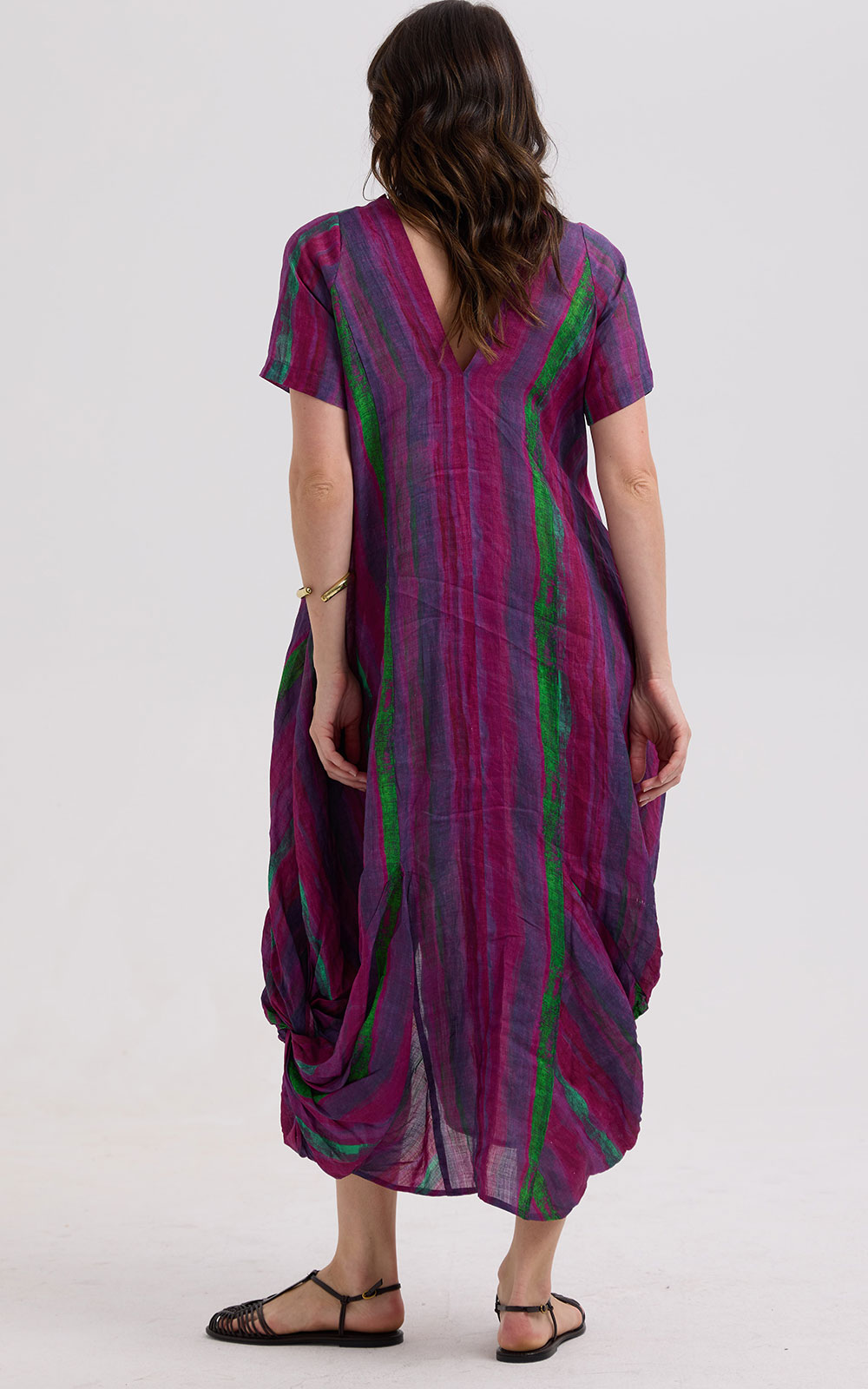 Painted Linen Dress product photo.