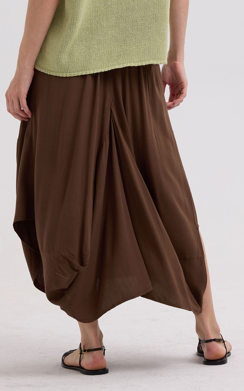 Drape Bottom Skirt product photo.