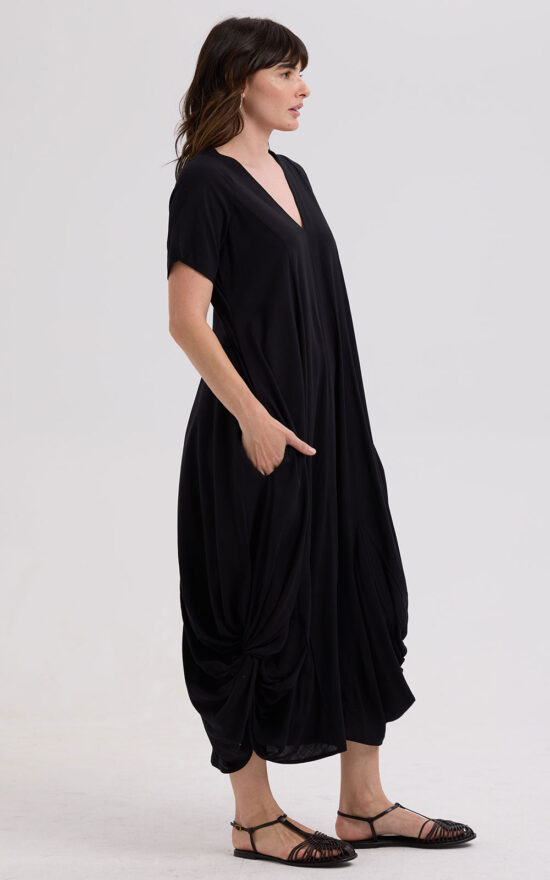 Drape Bottom Dress product photo.