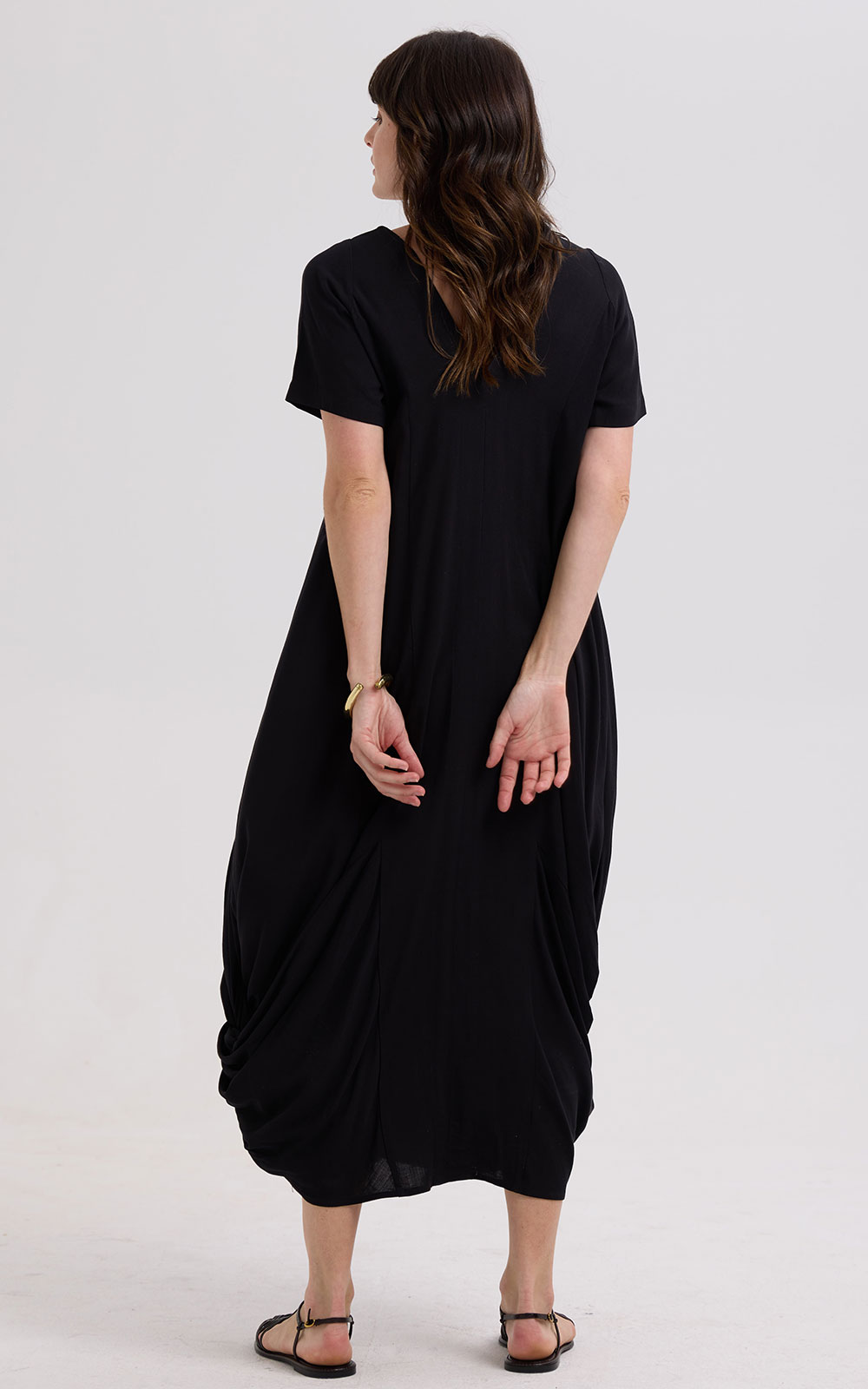 Drape Bottom Dress product photo.