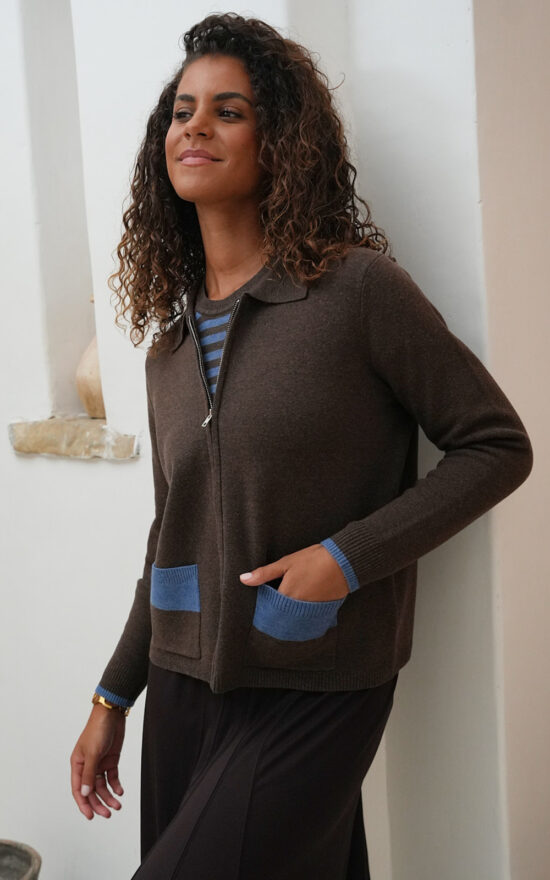 Zip Through Jacket product photo.