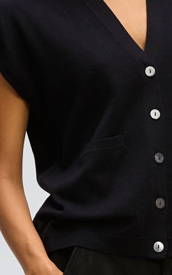 Button Vest product photo.