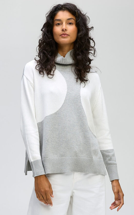 Spot On Roll Neck  product photo.