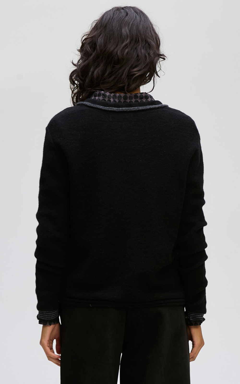 Collared Cardi product photo.