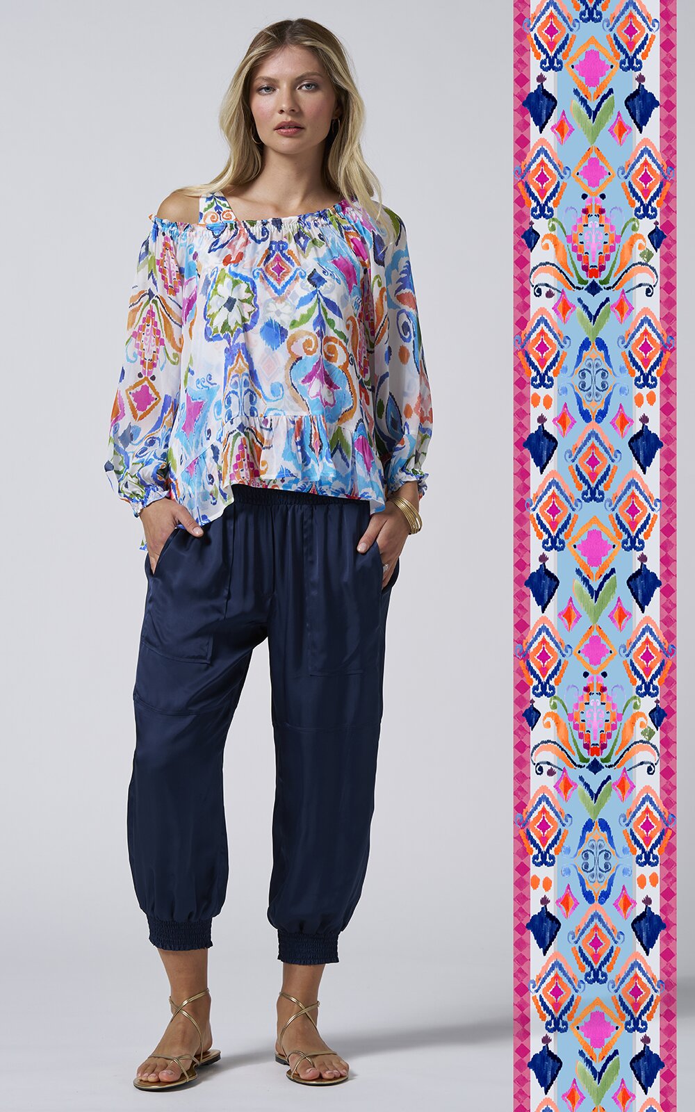 Pascale Blouse product photo.