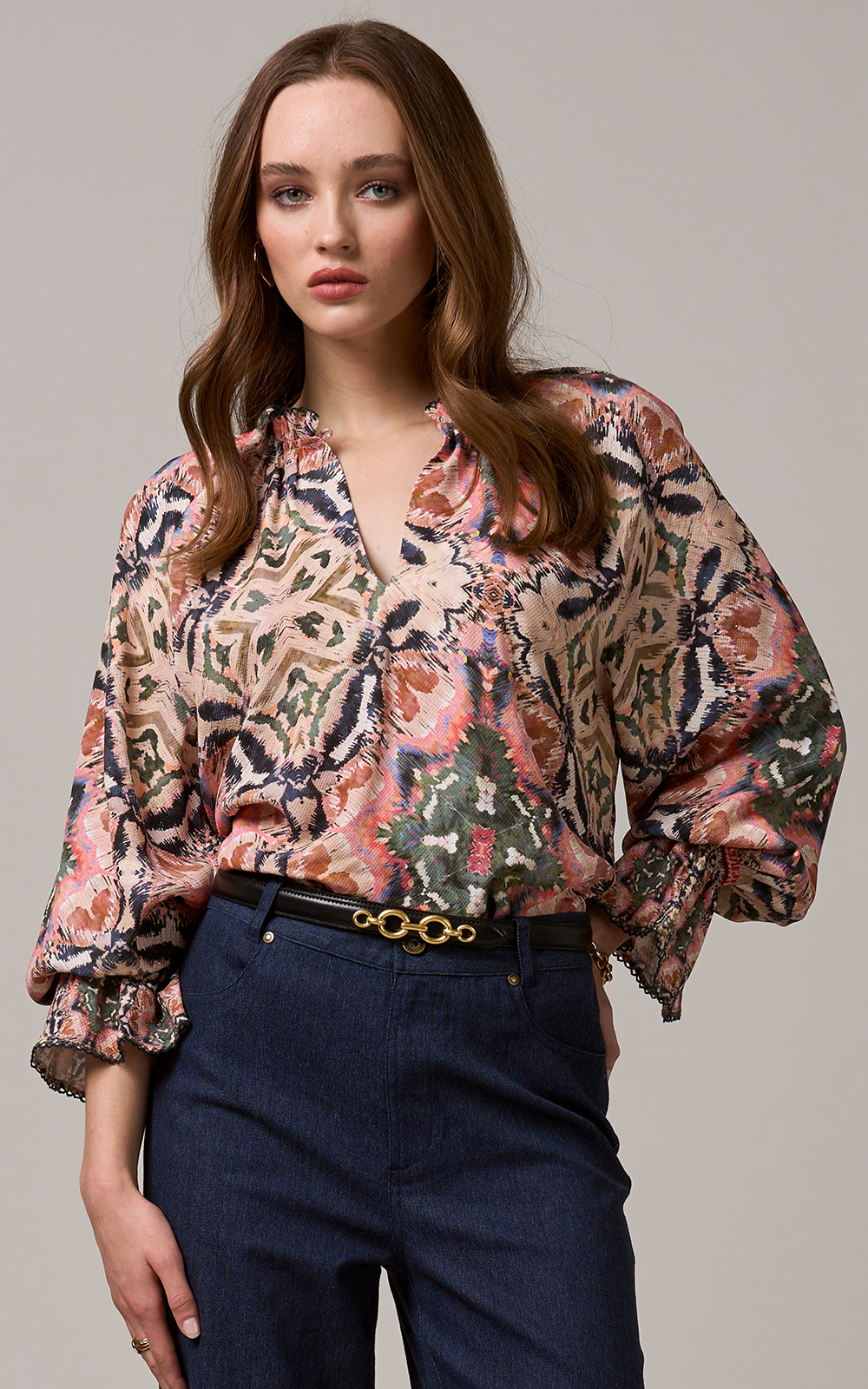 Trixie Blouse product photo.
