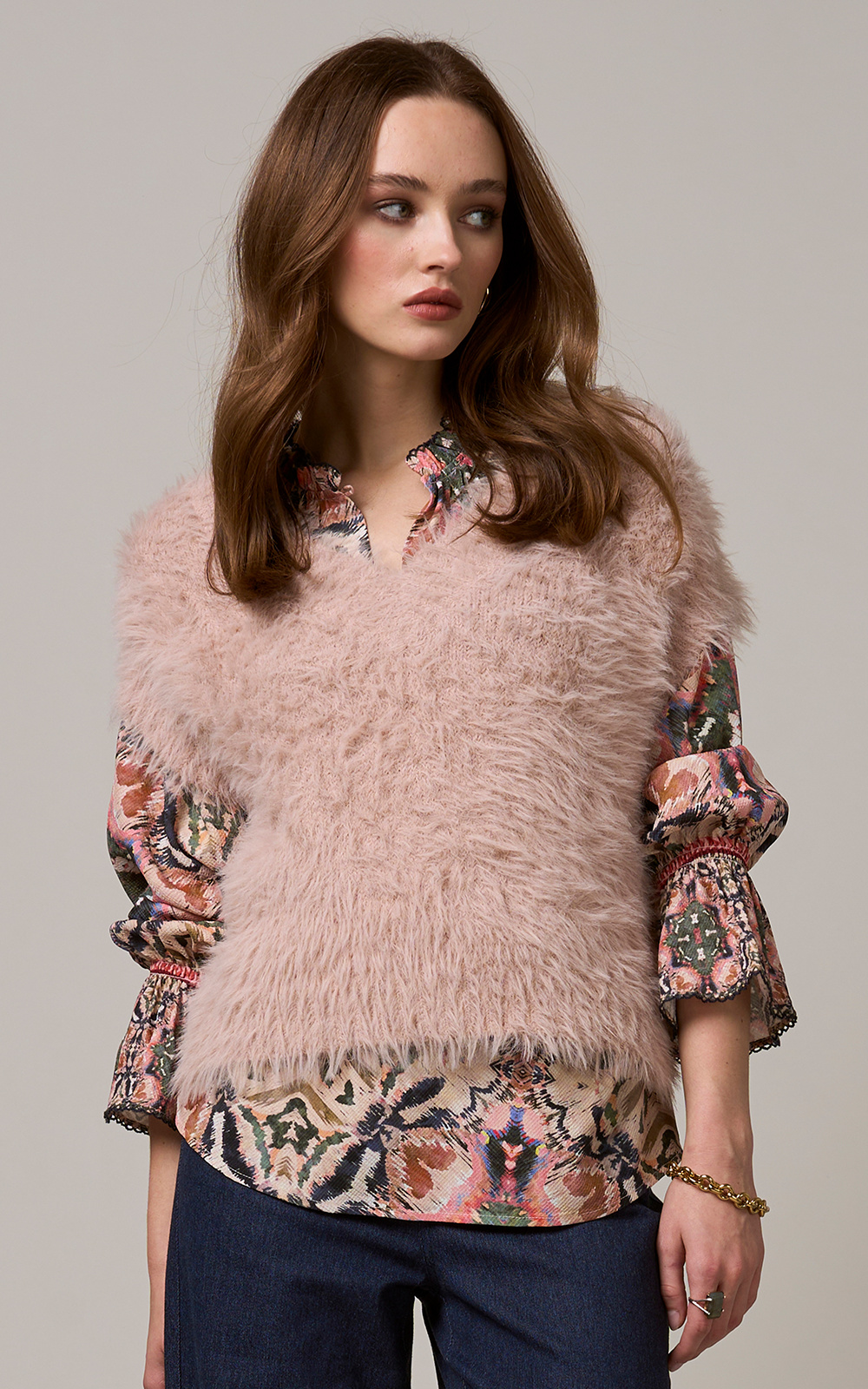 Trixie Blouse product photo.