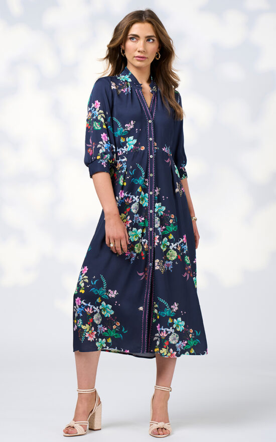 La Bohème Shirt Dress product photo.
