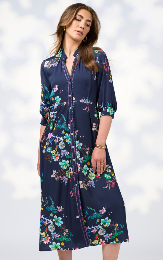 La Bohème Shirt Dress product photo.