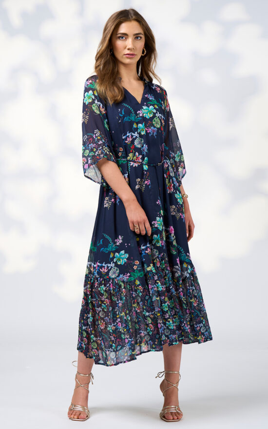 La Bohème Midi Dress product photo.